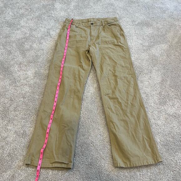 Carhartt Women's Khaki Tan Workpant Cargo Pants Bootcut Size 16 - Picture 3 of 11